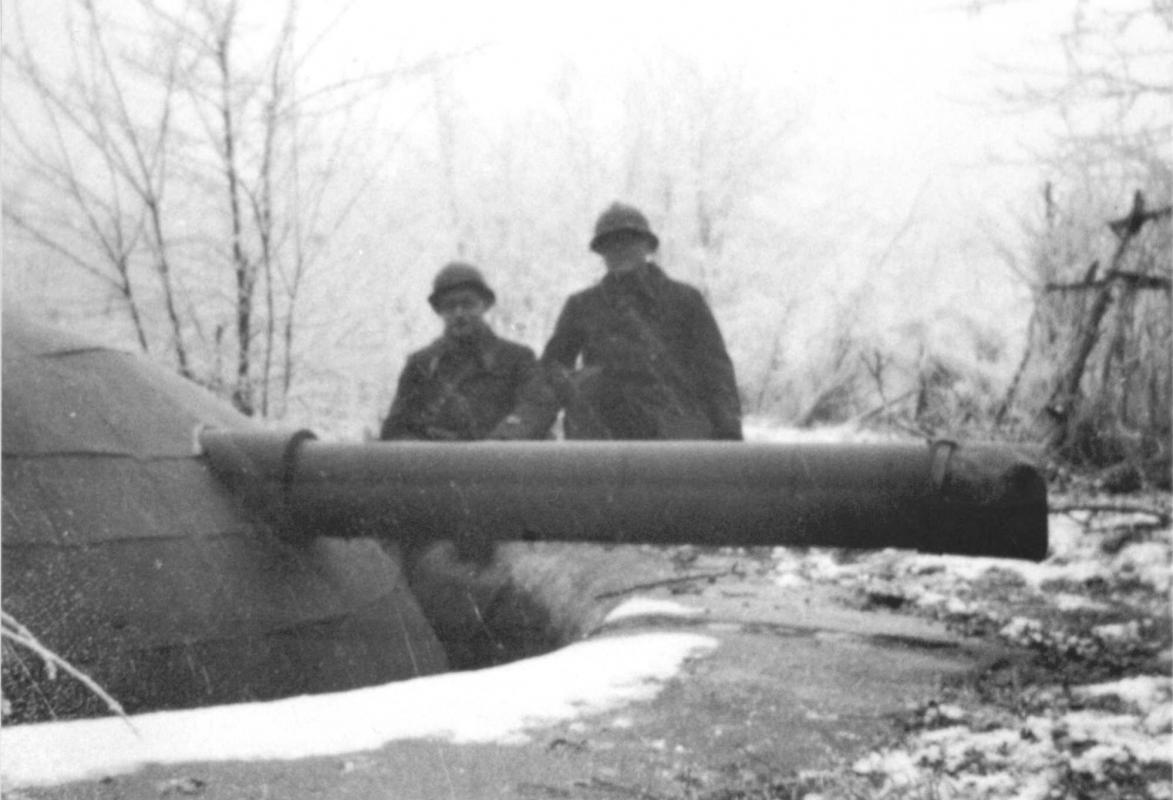 Ligne Maginot - BATTERIE D'ALTENHEIM - (Ouvrage d'infanterie) - Le faux canon