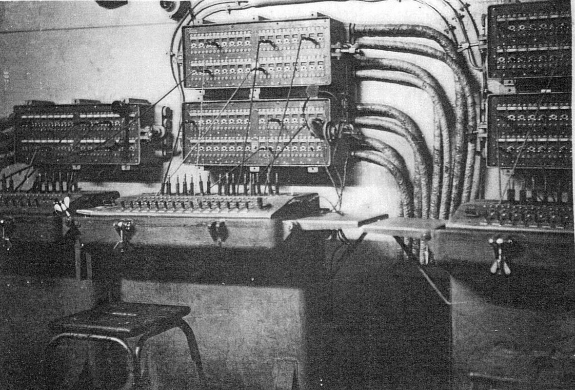 Ligne Maginot - METRICH - A17 - (Ouvrage d'artillerie) - Le central téléphonique dans les années 40