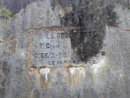 Ligne Maginot - O39 - La BOLLINETTE (Casemate d'infanterie) - Cartouche constructeur