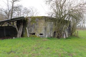 Ligne Maginot - GERSTHEIM 3 (TêTE DE PONT DE ) - (Blockhaus pour arme infanterie) - La facade nord-ouest