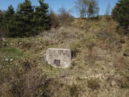 Ligne Maginot - Ouvrage d'artillerie du COL de BROUIS - Le bloc cheminée