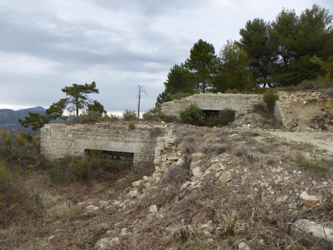 Ligne Maginot - MONT de l'UBAC (Position d'artillerie préparée) - 