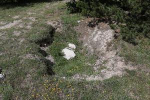 Ligne Maginot - MONT QUITAINE - (Observatoire indeterminé) -  Excavation sur le sommet, arme d'infanterie probable