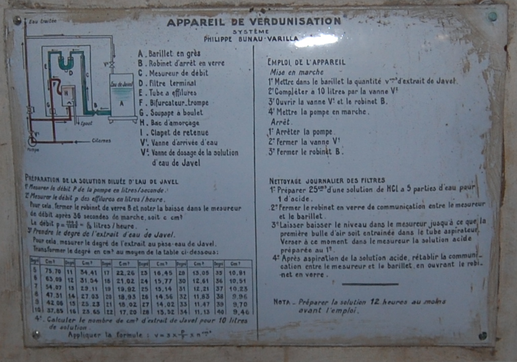Ligne Maginot - Carbo-chloration -    Appareil de chloration (ouvrage Saint Gobain)