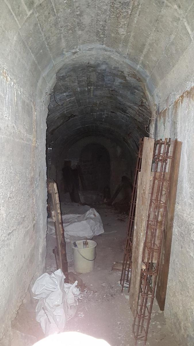 Ligne Maginot - COL DU FORT (F) - (Ouvrage d'infanterie) - Chambre avec tunnel d'accès au bloc 3