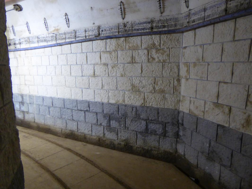 Ligne Maginot - RIMPLAS (RS) - (Ouvrage d'artillerie) - Décoration intérieure des murs