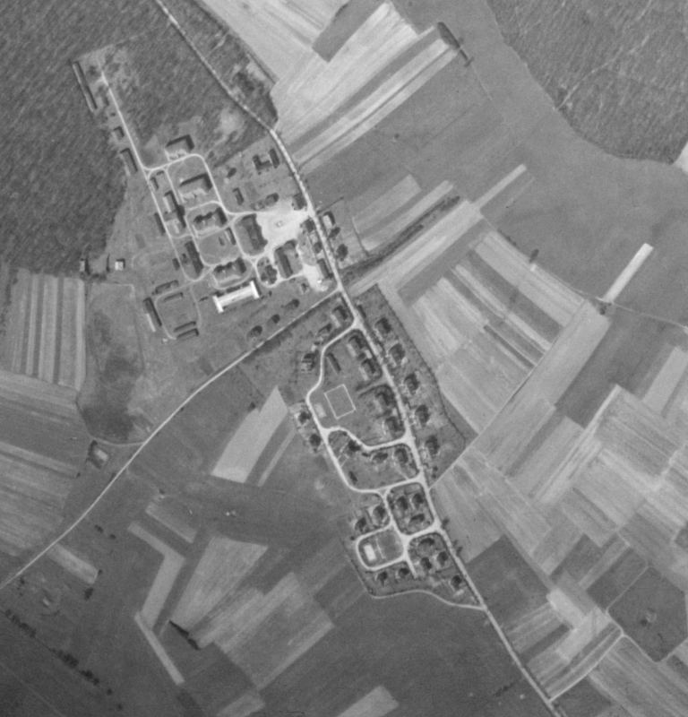 Ligne Maginot - CATTENOM (SOUS-OFFICIERS) - (Cité Cadres) - Vue aérienne du camp de sureté et des cités officiers et sous-officiers de Cattenom