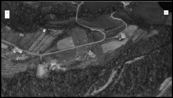Ligne Maginot - CUNI - (Blockhaus pour arme infanterie) - La casemate du Golf avec au dessus le P.A. de Cuni