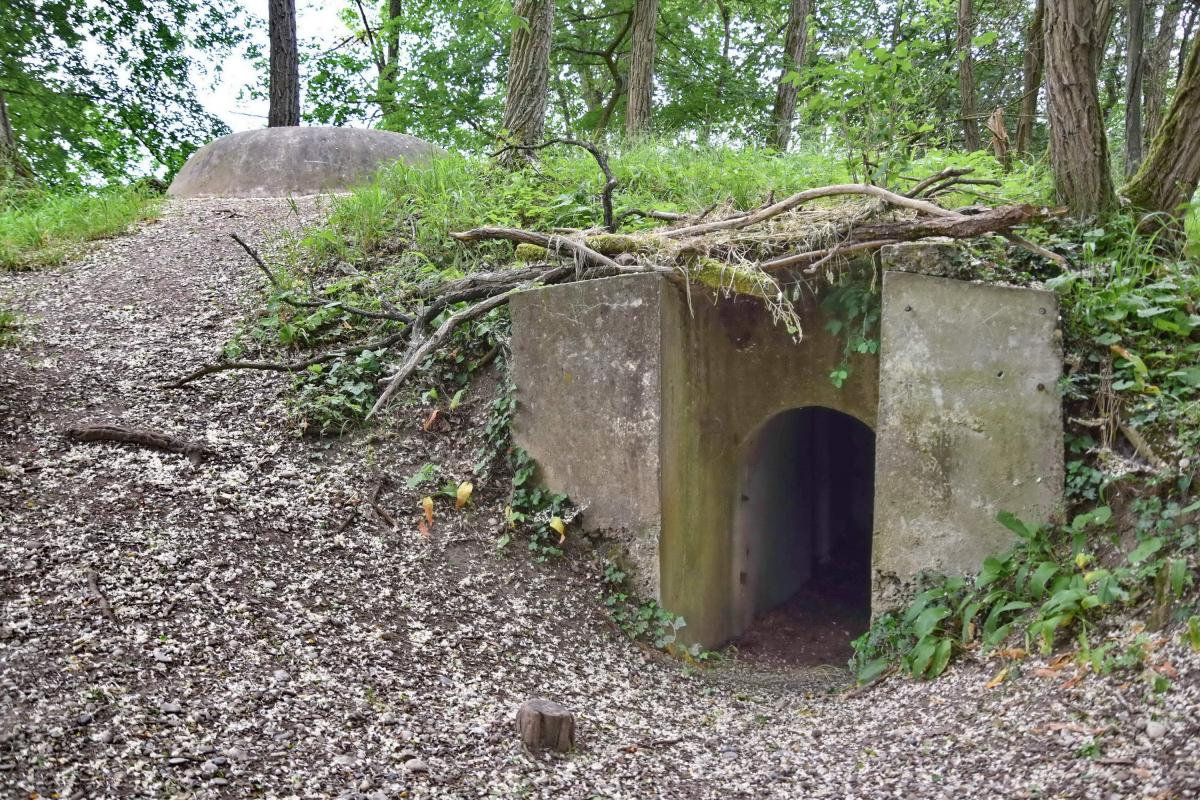 Ligne Maginot - WIDENSOLEN CANAL 1 - (Blockhaus pour arme infanterie) - L'entré et la coupole