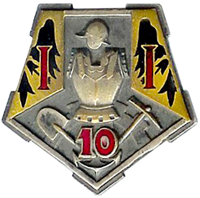 Insigne du 10° Régiment du Génie (1939)