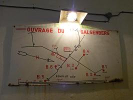 Ligne Maginot - GALGENBERG - A15 - (Ouvrage d'artillerie) - Plan interne de l'ouvrage 