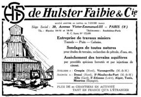 Ligne Maginot - Publicité de HULSTER et FAIBIE -   