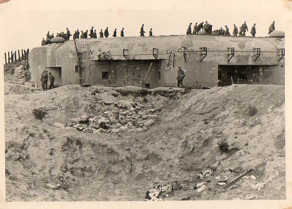 Ligne Maginot - ASCHBACH EST - O2 - (Casemate d'infanterie - double) - La casemate après les combats