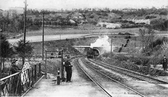 Ligne Maginot - TUNNEL DE GIVET - (Blockhaus pour arme infanterie) - Carte postale aux environs de  1920
Les meurtrières sont visibles sur la photo