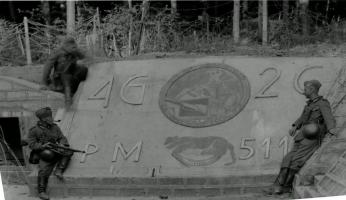Ligne Maginot - GUERSTLING (POSTE GRM) - (Blockhaus pour arme infanterie) - On ne passe pas, un peu quand même...
Etat en 1940