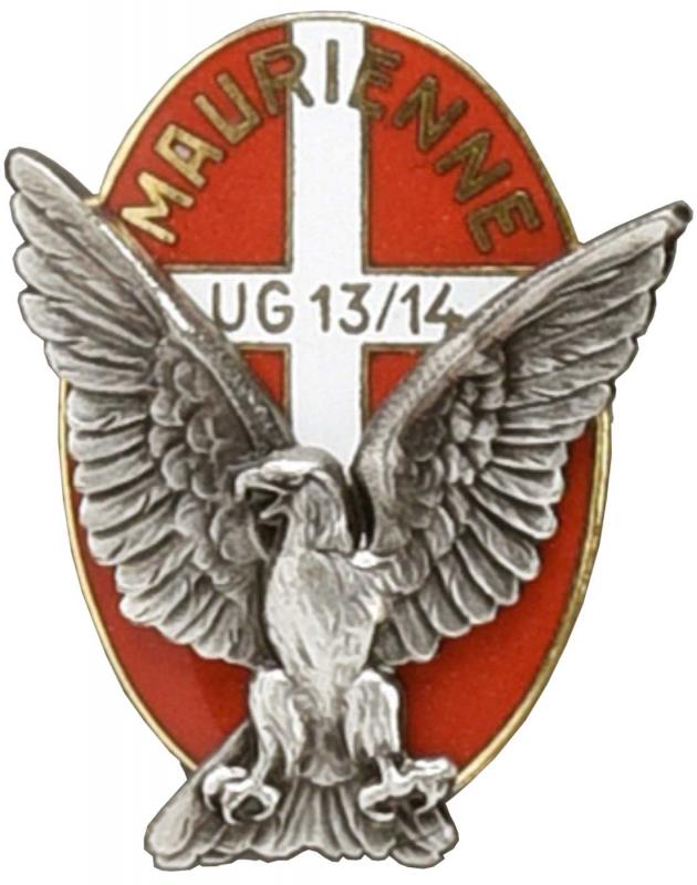 Ligne Maginot - Insigne de l'unité UG 13 / 14 -  
