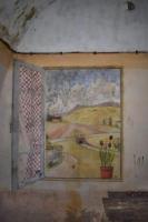 Ligne Maginot - BOIS DE KLANG - X24 (PC III / 164° RIF) - (Abri) -   Peinture murale de gauche