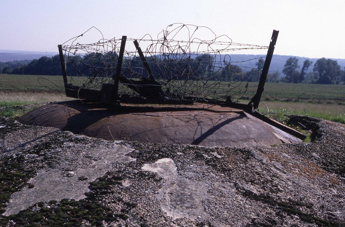 Ligne Maginot - FERME CHAPPY - A1  - (Ouvrage d'infanterie) -            Le bloc 2 en 1992