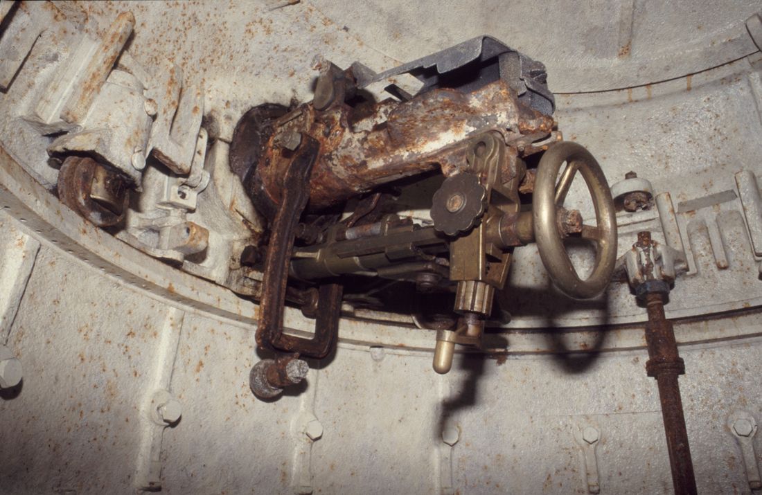 Ligne Maginot - VALDEBLORE  - REYNARDIERE (VE) - (Ouvrage d'infanterie) - Tourelle démontable, préservée dans l'ouvrage