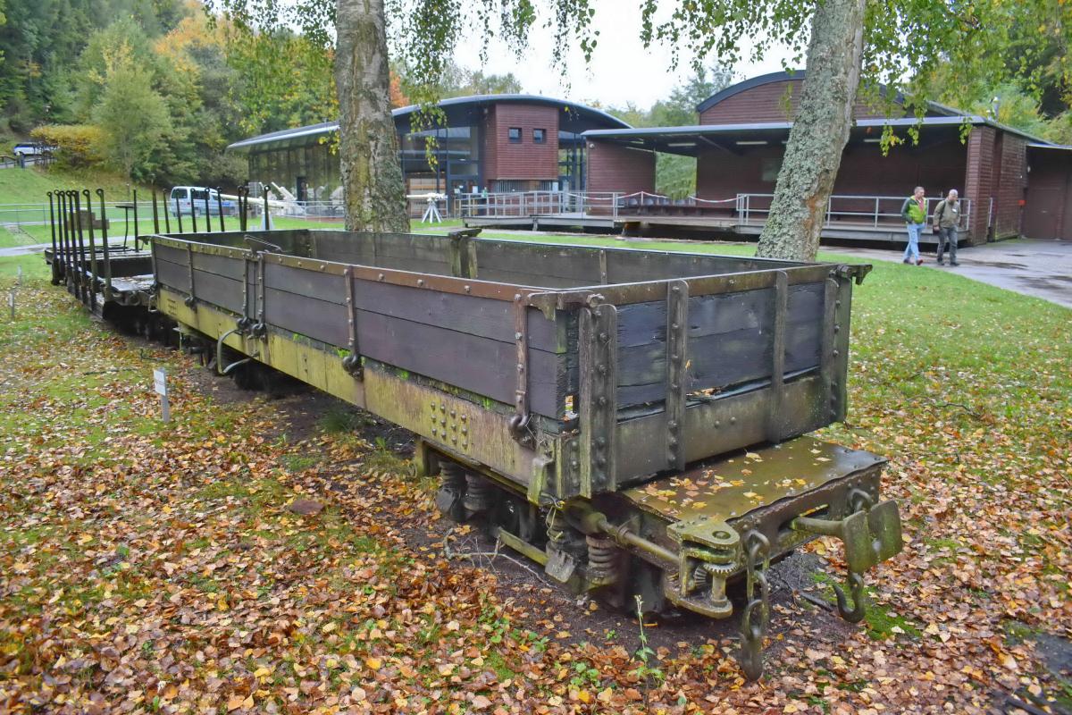 Ligne Maginot - Ouvrage du Simserhof -     Wagon Decauville pour le transport de munitions ou marchandises 
