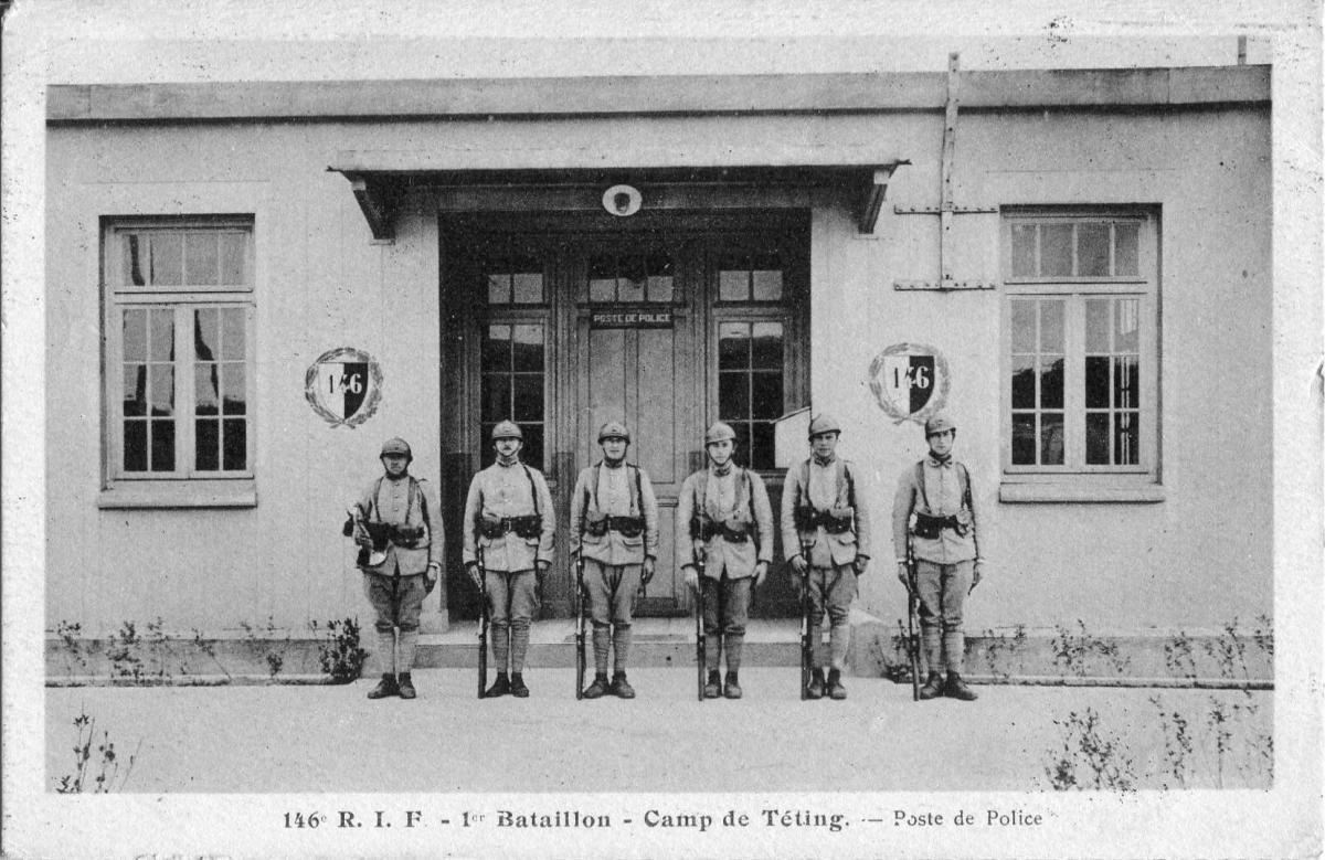 Ligne Maginot - TETING CAMP - (Camp de sureté) - Le poste de police