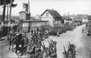 Ligne Maginot - 172° Régiment d'Infanterie de Forteresse - Défilé du 172° RIF à Reichstett