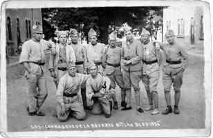 Ligne Maginot - 37° Regiment d'Infanterie de Forteresse - Les courageux de la réserve  -
Photo prise au Camp de Bitche en 1936