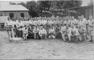 Ligne Maginot - BITCHE - (Camp de sureté) - La 9° Cie au peluches 
Photo prise en 1932