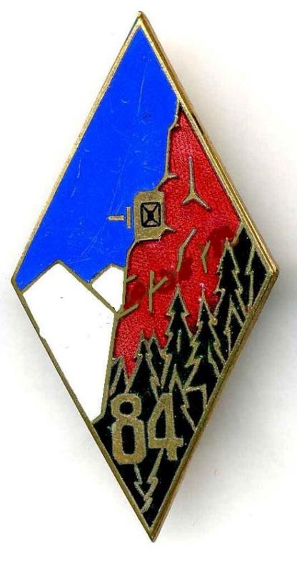 Ligne Maginot - Insigne du 84° BAF -  
