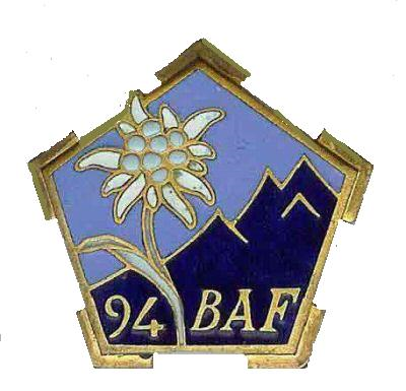 Ligne Maginot - Insigne du 94° BAF -  