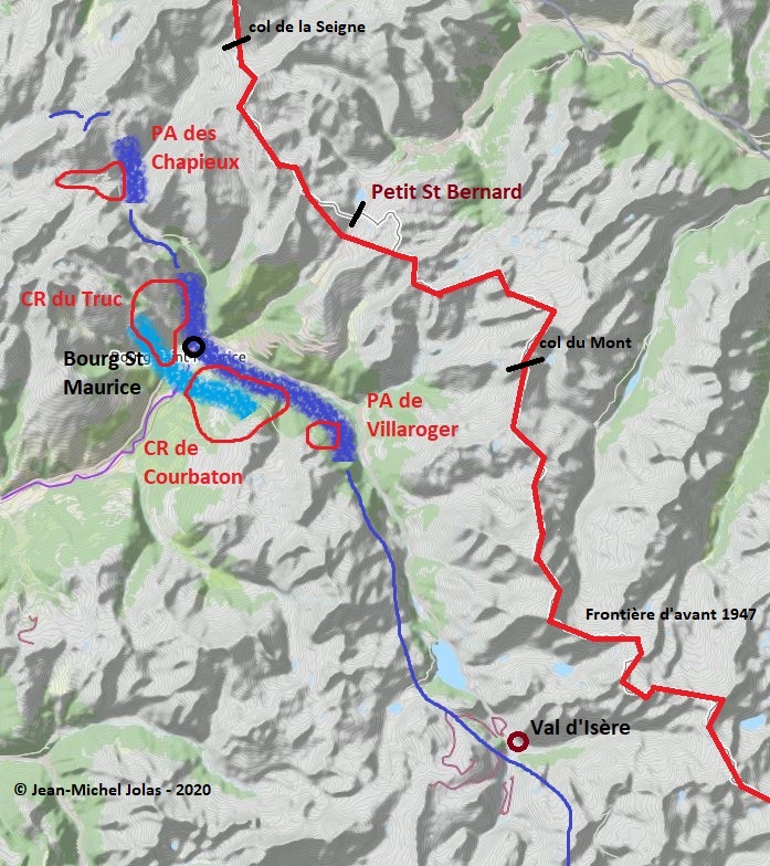 Ligne Maginot - Programme Degoutte - Tarentaise -  