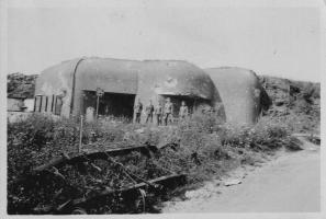 Ligne Maginot - MY2 - VILLY EST - (Casemate d'artillerie) - Vue prise par les allemands