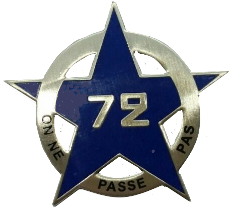 Ligne Maginot - Insigne SES 72° BAF - 
