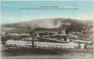 Ligne Maginot - Aciéries et Forges de Firminy - L’usine hydraulique de Saint-Chély-d’Apcher 
Carte postale