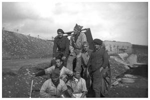 Ligne Maginot - ROHRBACH - FORT CASSO - (Ouvrage d'infanterie) - Quelques membres de l'équipage de l'ouvrage