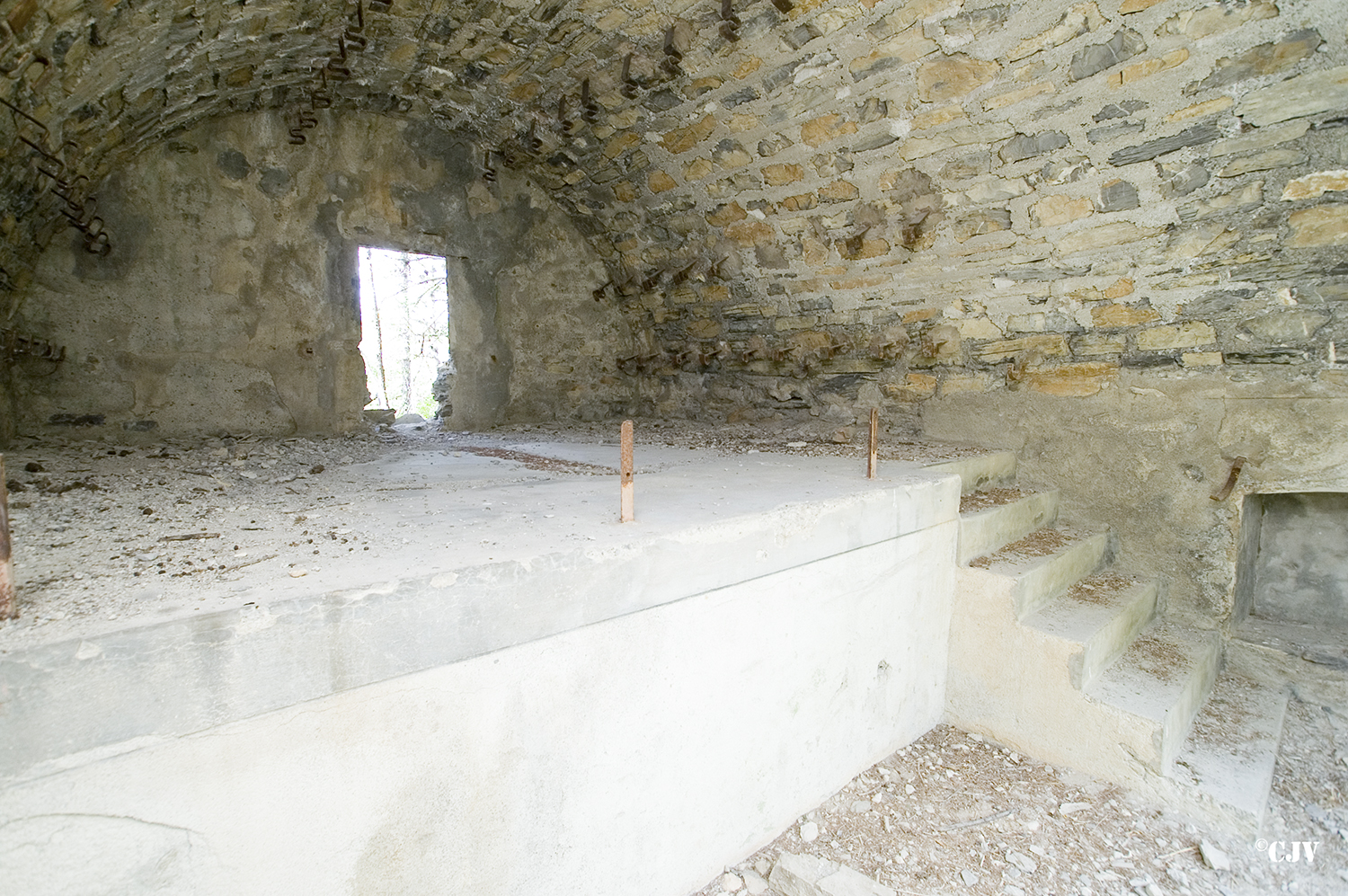 Ligne Maginot - BATTERIE DES CAURRES - (Position d'artillerie préparée) - La casemate de Bourges