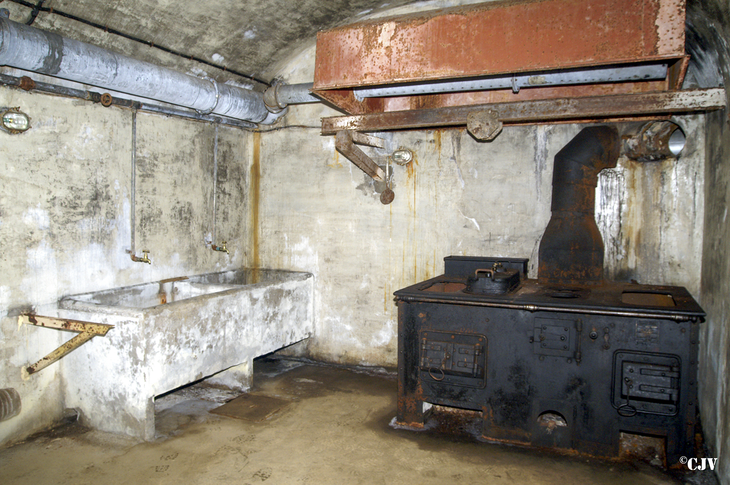 Ligne Maginot - ROCHE LA CROIX (RLC) - (Ouvrage d'artillerie) - La cuisinière à charbon