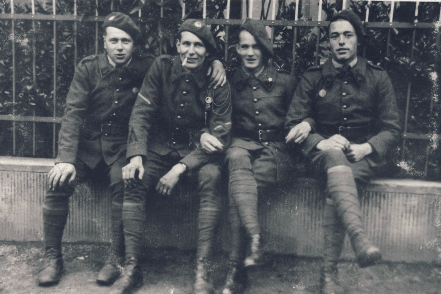 Ligne Maginot - 168° RIF - Hommes du 168° RIF 8° CEO
Le soldat Dubois à gauche de la photo