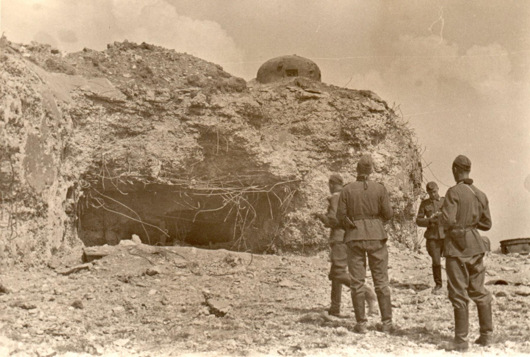 Ligne Maginot - WELSCHHOF - (Ouvrage d'infanterie) - Le bloc 1 après les combats