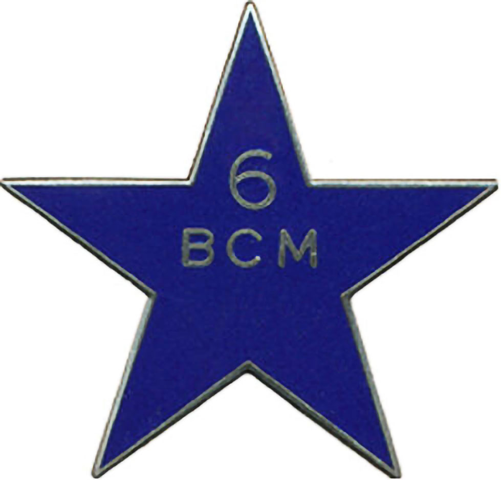 Ligne Maginot - SES du 6° BCM - Insigne de la Section d'Eclaireurs Skiers  du 6° Bataillon de Chasseurs Mitrailleurs