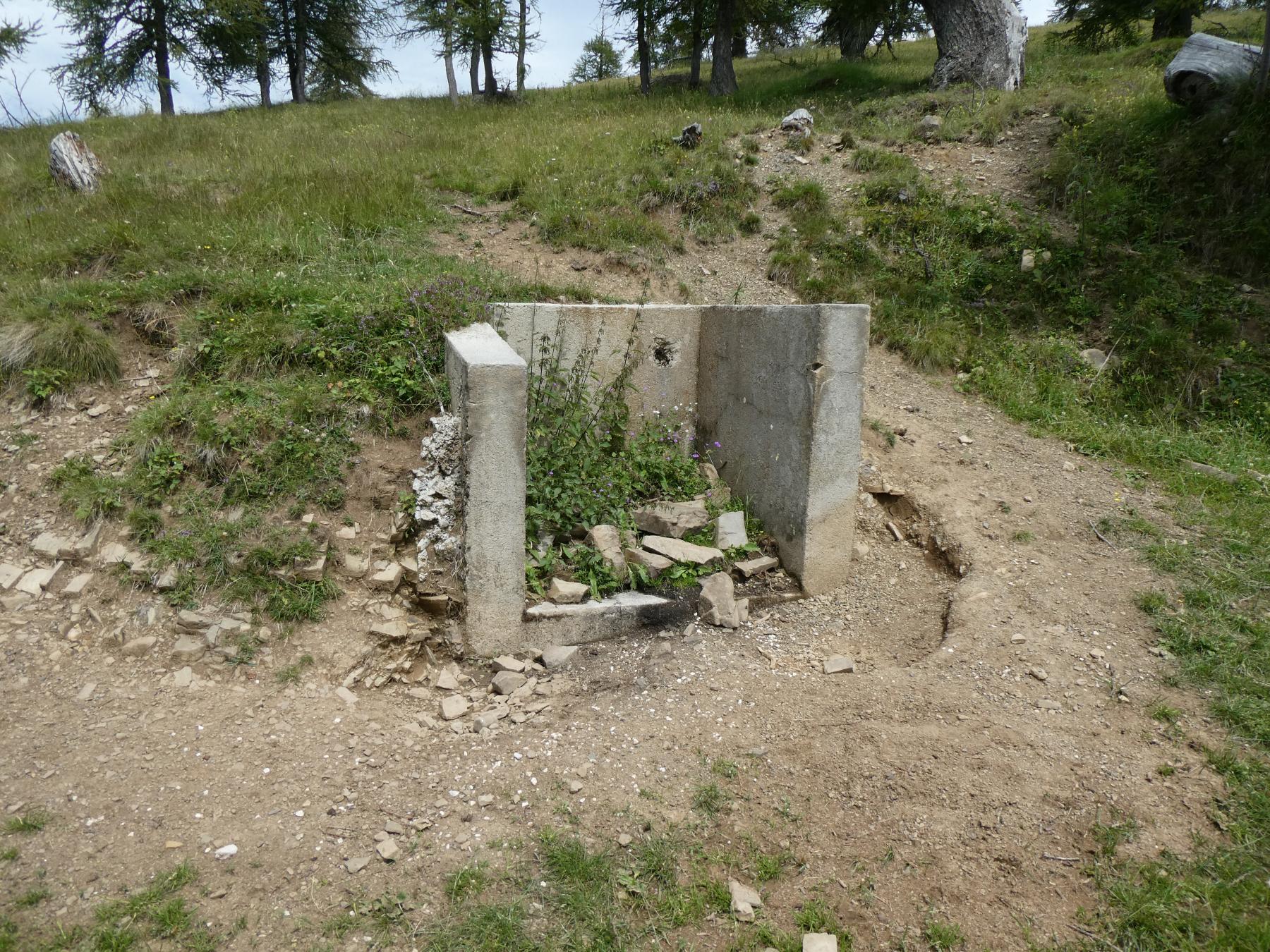 Ligne Maginot - GIAGIABELLA - (Position d'artillerie préparée) - Position 2