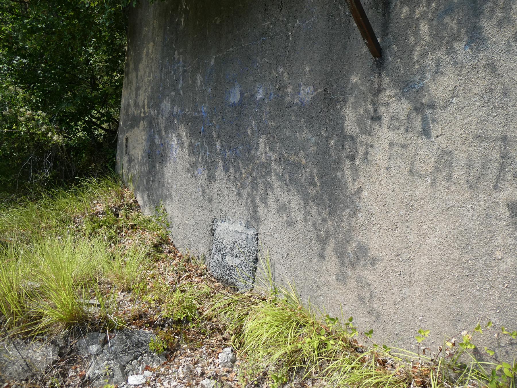Ligne Maginot - FLAUT - (Ouvrage d'artillerie) - Issue de secours (dernier tronçon obturé, extérieur)