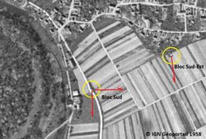 Ligne Maginot - DALHUNDEN SUD - (Blockhaus pour arme infanterie) - Les blocs sud de Dalhunden en 1958