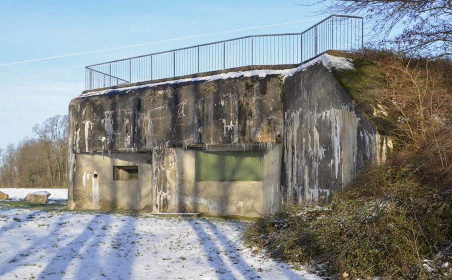 Ligne Maginot - 86 - ASCHENBACH - (Casemate d'infanterie - double) - La façade Sud-Ouest