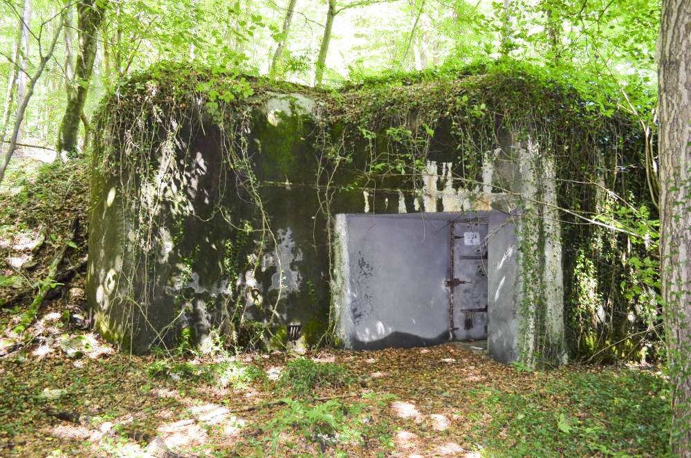 Ligne Maginot - Batterie d'artillerie du Breitenhaag - Soute à munitions
Vue de l'abri coté ouverture