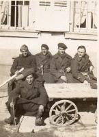 Ligne Maginot - WELSCHHOF - (Ouvrage d'infanterie) - Personnel de l'ouvrage, photo prise dans l'un des villages avoisinants