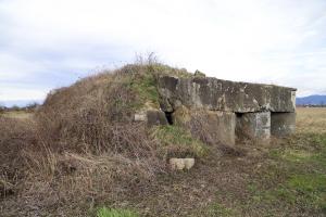 Ligne Maginot - 59/3 - BANTZENHEIM SUD - (Casemate d'infanterie - double) - La façade arrière merlonnée
