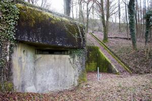 Ligne Maginot - ACA2 - STOCKEN - (Casemate d'artillerie) - Créneau de l'observatoire