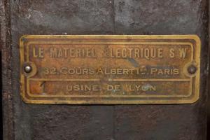 Ligne Maginot - LA FERTE - (Ouvrage d'infanterie) - Bloc 2
Plaque de matériel électrique S.W.