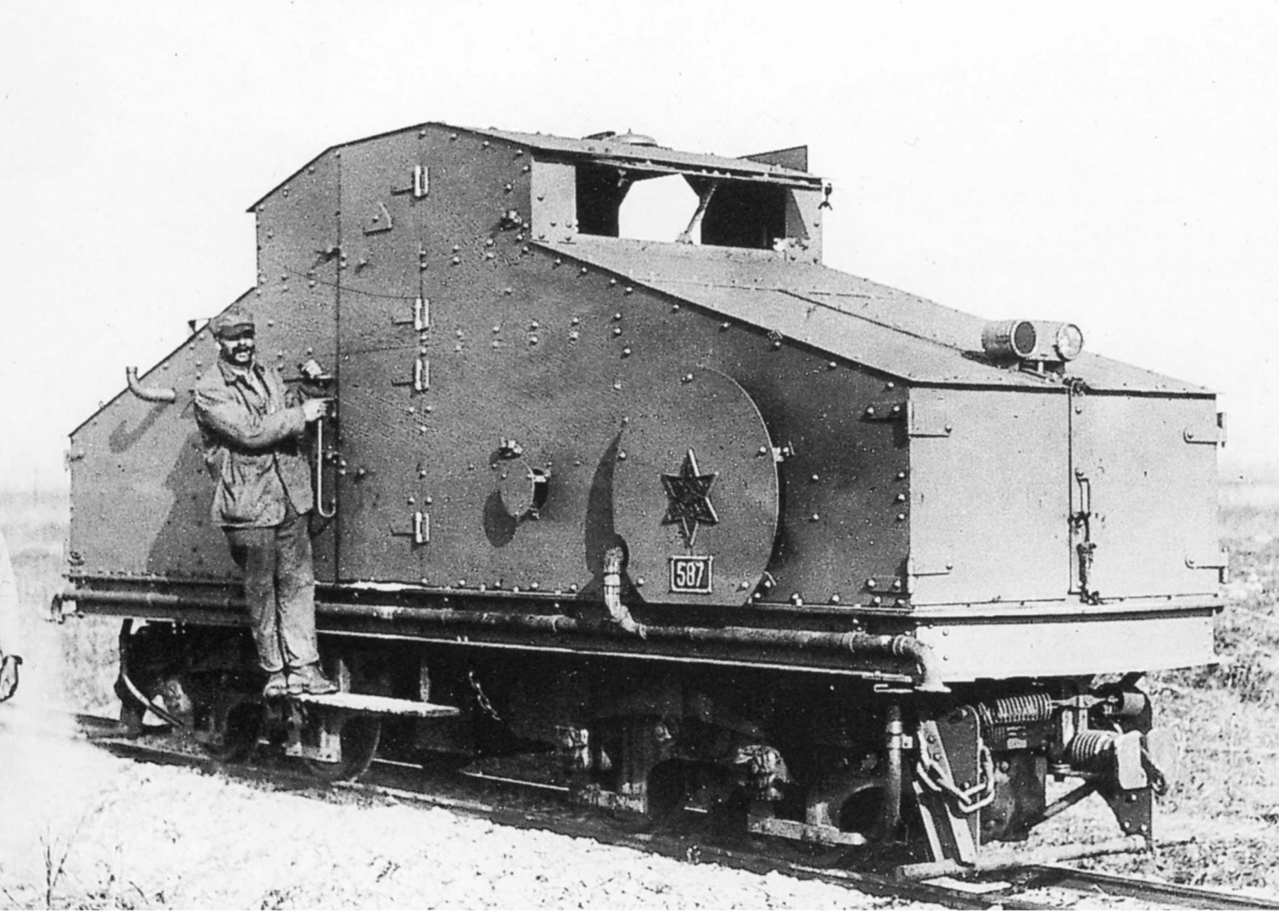 Ligne Maginot - Locotracteur CROCHAT type DL - Photo de 1916